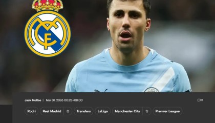 在线投注-记者：曼城愿5000万出售皇马目标！切尔西年度亏损3.55亿创纪录！|罗德里|罗德里戈·埃尔南德斯·卡斯坎特|罗德里-塔林|皇家马德里|西班牙人_新浪体育_新浪新闻